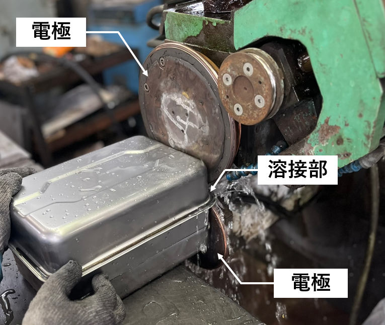 シーム溶接仕組み